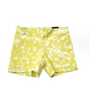 The Limited Lime Green Floral Print Shorts